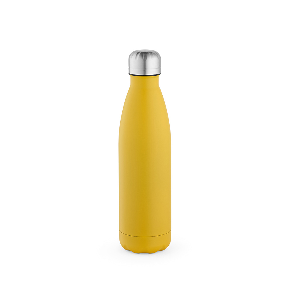 Gourde personnalisable inox recyclé 535ml Mississippi 550 Jaune foncé